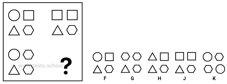 CAT4 Level B: Figure Matrices Sample