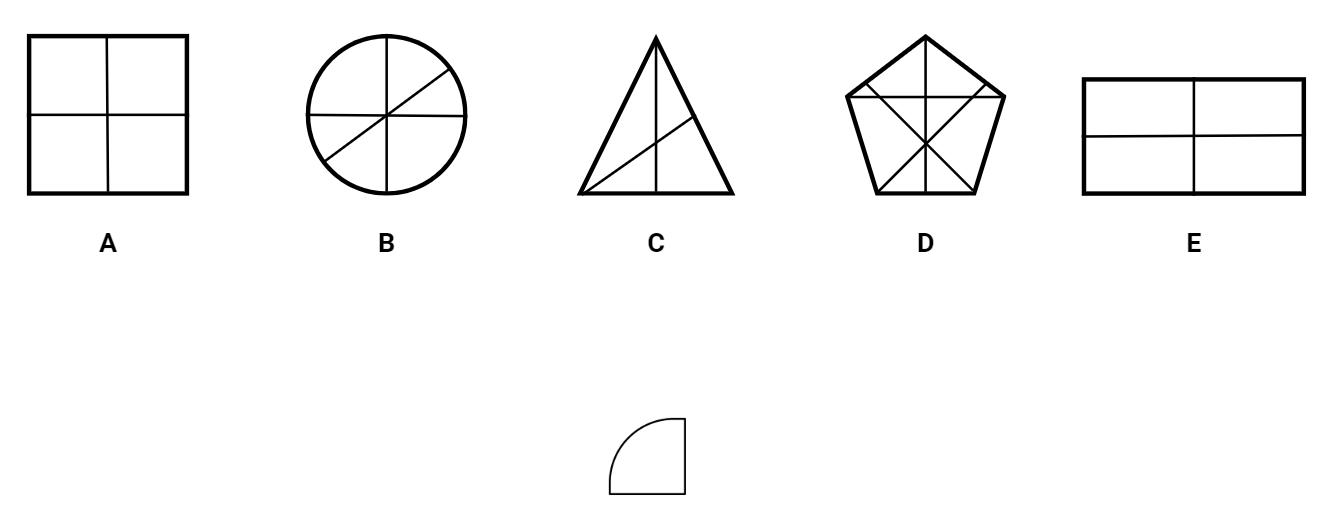 CAT4 Level A: Figure Recognition Sample 1